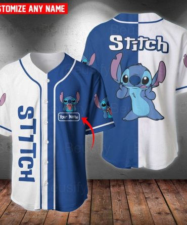 Customize Your Own Stitch Baseball Jersey - Unique & Fun Personalized Gift!