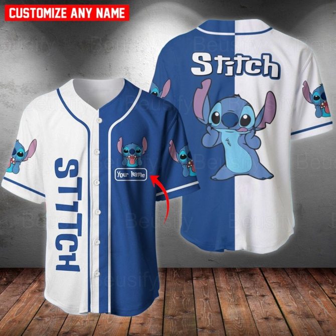 Customize Your Own Stitch Baseball Jersey - Unique & Fun Personalized Gift!