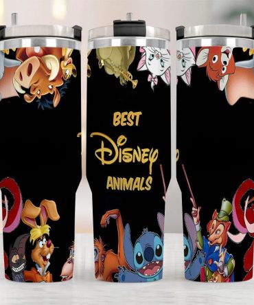 Disney Animal Characters Tumbler - Insulated Travel Mug For Kids & Adults - 20Oz