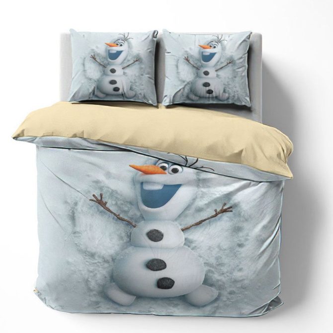 Cozy Olaf Themed Bedding Set - Twin/Full Size - Soft, Fun, And Perfect For Kids' Rooms