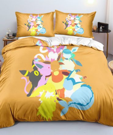 Colorful Character-Themed Bedding Set - Soft, Cozy & Vibrant Design For Kids & Fans