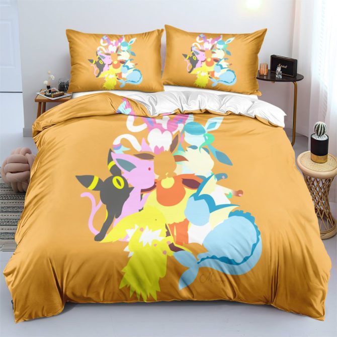 Colorful Character-Themed Bedding Set - Soft, Cozy & Vibrant Design For Kids & Fans