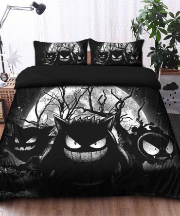 Haunted Forest Duvet Cover Set - Spooky Night Design For Unique Bedroom Decor