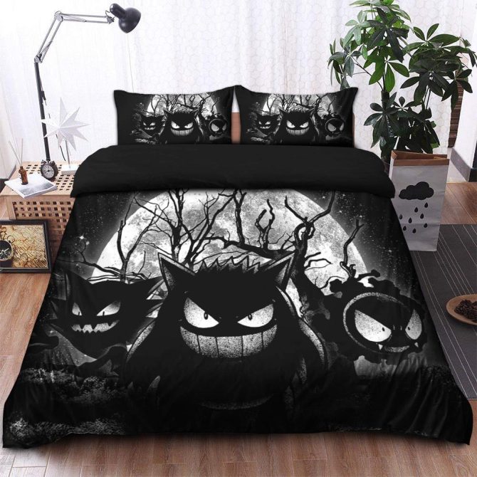 Haunted Forest Duvet Cover Set - Spooky Night Design For Unique Bedroom Decor
