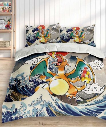 Epic Anime Dragon Bedding Set - Cozy Comforter & Pillowcases For Fans