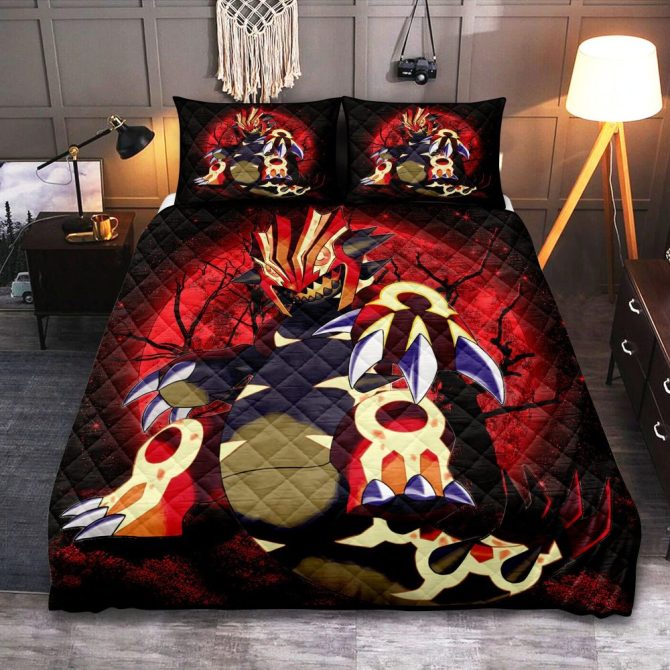 Epic Monster Design Bedding Set - Cozy, Vibrant Quilted Comforter & Pillowcases For Kids/Teens