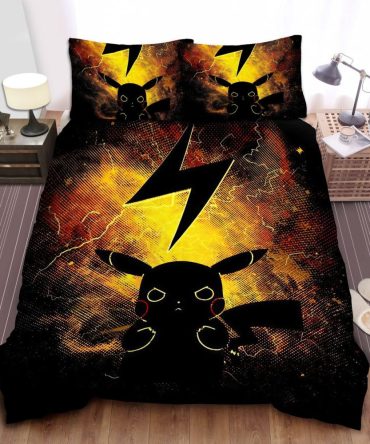 Electric Pokémon Bedding Set - Cozy Comfort For Fans - Twin/Full Sizes Available!
