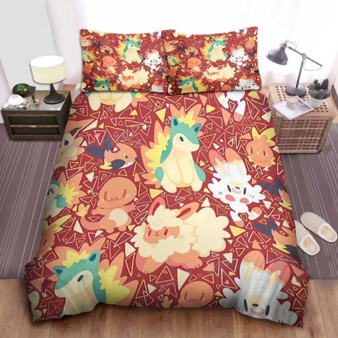 Cozy Kids Cartoon Bedding Set - Cute Animal Print Duvet Cover & Pillowcases - Twin/Full Size