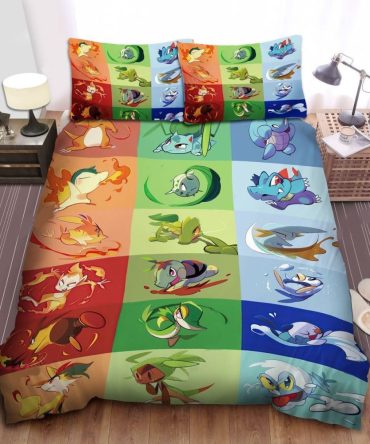 Vibrant Cartoon Character Bedding Set – Soft, Colorful Twin/Full Size Duvet & Pillowcases For Kids & Teens