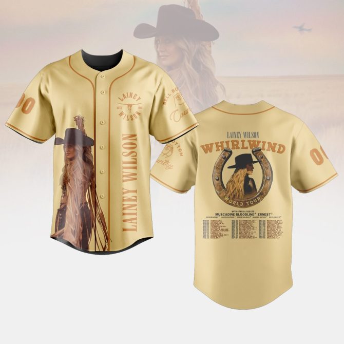 Limited Edition Lainey Wilson Whirlwind Tour Jersey - Premium Country Music Apparel