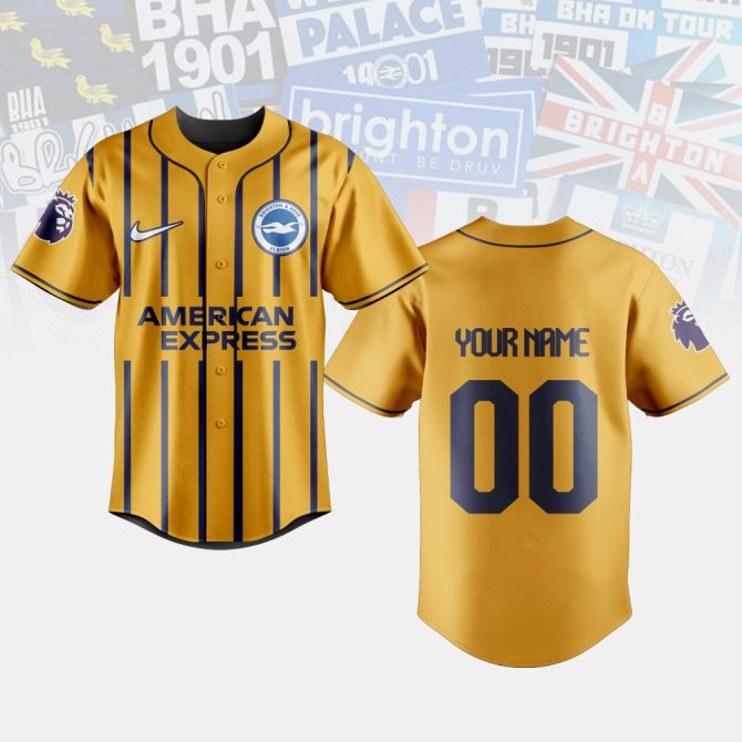 Custom Brighton & Hove Albion 2023 Soccer Jersey - Personalize Your Name & Number
