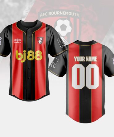 Customize Your Afc Bournemouth Jersey – Personalize Name & Number – Official 2023 Home Kit