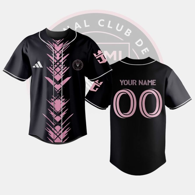 Customizable Black & Pink Soccer Jersey - Personalize With Name & Number