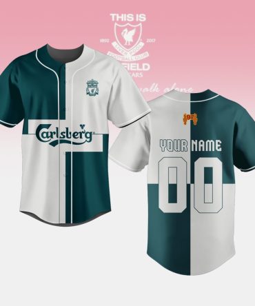 Custom Liverpool Fc Baseball Jersey - Personalized Name & Number - Stylish Fan Gear