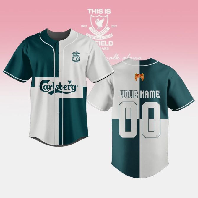 Custom Liverpool Fc Baseball Jersey - Personalized Name & Number - Stylish Fan Gear