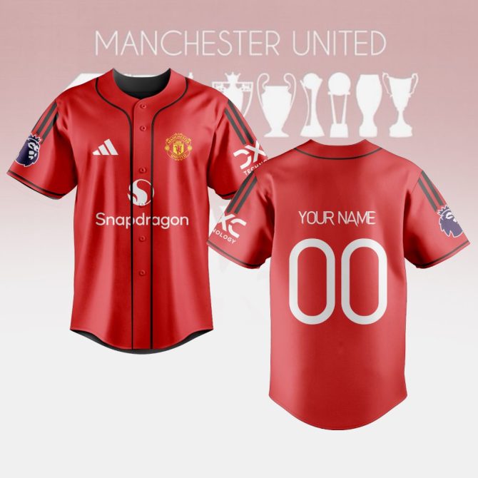 Customize Your Manchester Red Soccer Jersey – Add Name & Number!