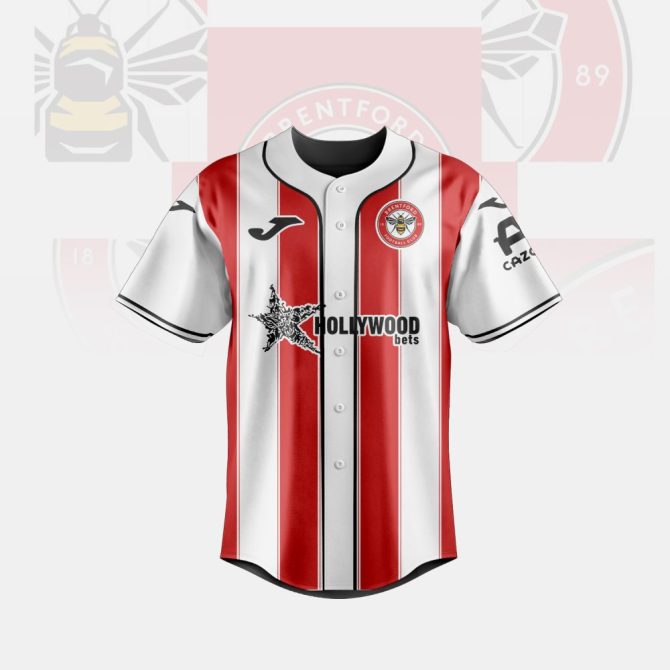 Customize Your Own Red & White Striped Soccer Jersey - Add Name & Number! - Image 2