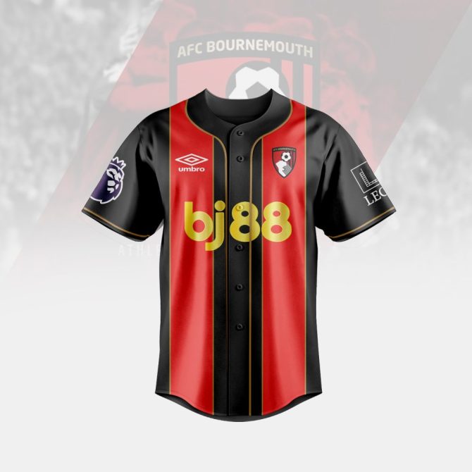 Customize Your Afc Bournemouth Jersey – Personalize Name & Number – Official 2023 Home Kit - Image 2