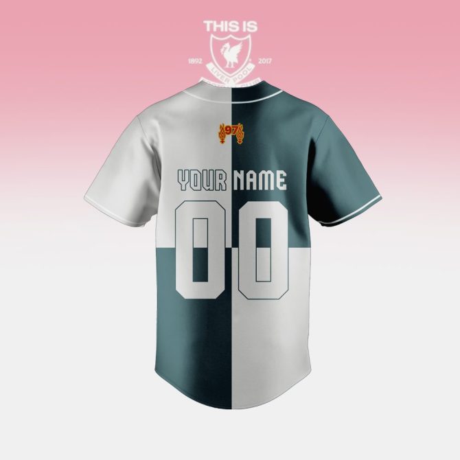 Custom Liverpool Fc Baseball Jersey - Personalized Name & Number - Stylish Fan Gear - Image 3