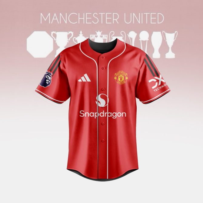 Customize Your Manchester Red Soccer Jersey – Add Name & Number! - Image 2