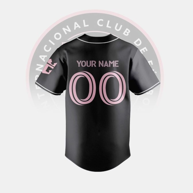 Customizable Black & Pink Soccer Jersey - Personalize With Name & Number - Image 3