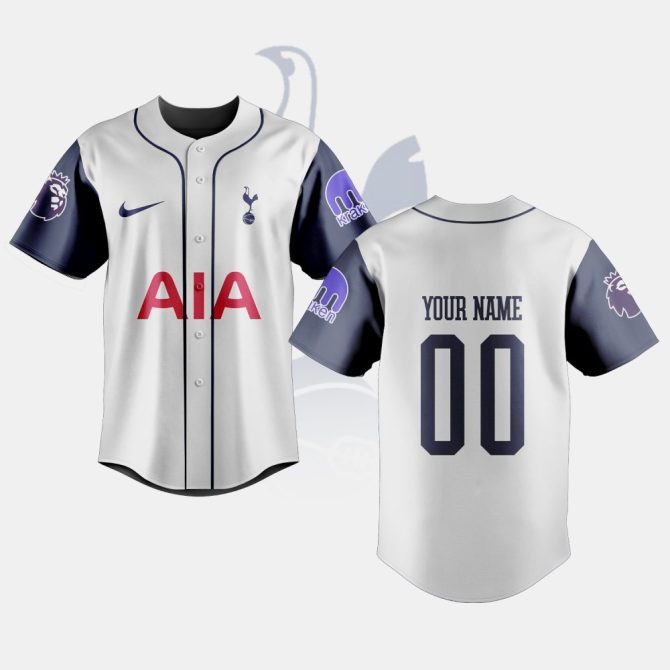 Customizable Tottenham Hotspur Jersey - Premier League Official Kit, Personalize Now!