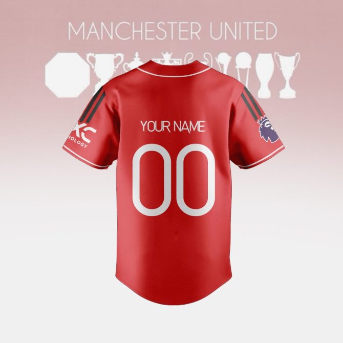 Customize Your Manchester Red Soccer Jersey – Add Name & Number! - Image 3