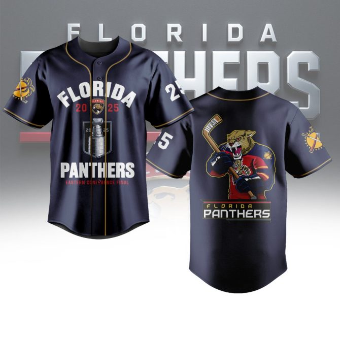 Florida Panthers 2025 Hockey Jersey - Limited Edition Fan Gear, Eastern Conference Final