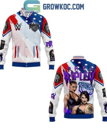 Limited Edition Rhea Ripley Wwe Varsity Jacket - Ultimate Fan Gear For Wrestling Enthusiasts