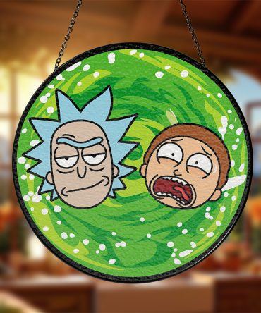 Vibrant Cartoon Portal Hanging Art - Perfect Gift For Animation Fans!