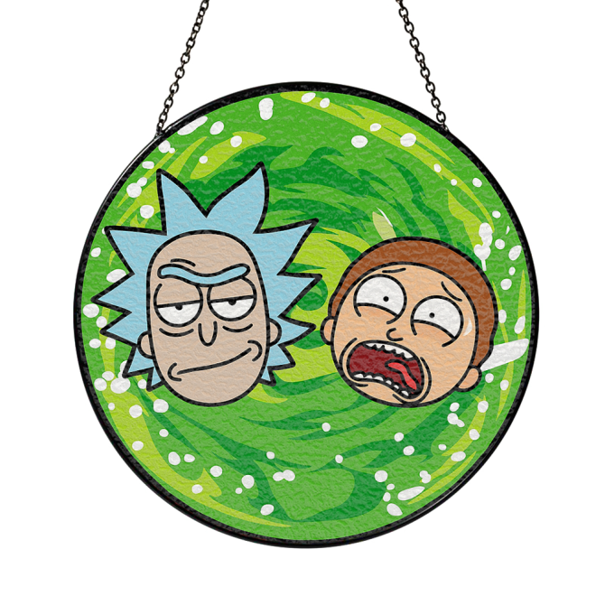 Vibrant Cartoon Portal Hanging Art - Perfect Gift For Animation Fans! - Image 3