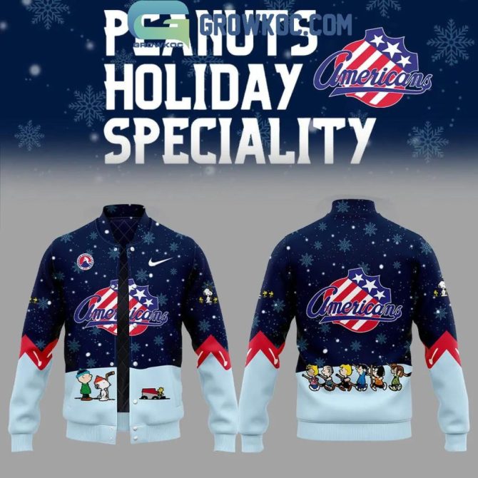 Festive Peanuts Holiday Varsity Jacket – Cozy Winter Style & Fun Design!