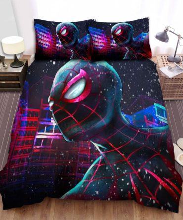 Vibrant Superhero Bedding Set - Twin/Full/Queen - Soft Microfiber For Kids & Teens - 3D Cityscape Design
