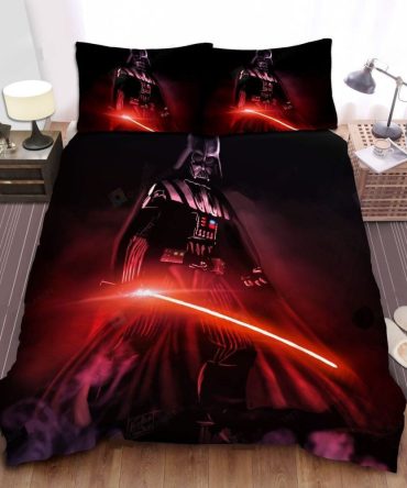 Epic Star Wars Bedding Set - Double Bed, Dark Side Design, 3-Piece Collection For Fans