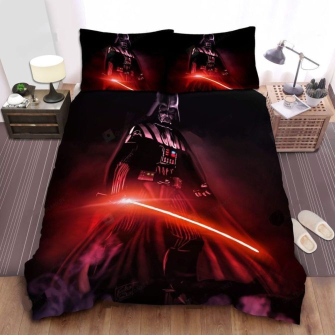 Epic Star Wars Bedding Set - Double Bed, Dark Side Design, 3-Piece Collection For Fans