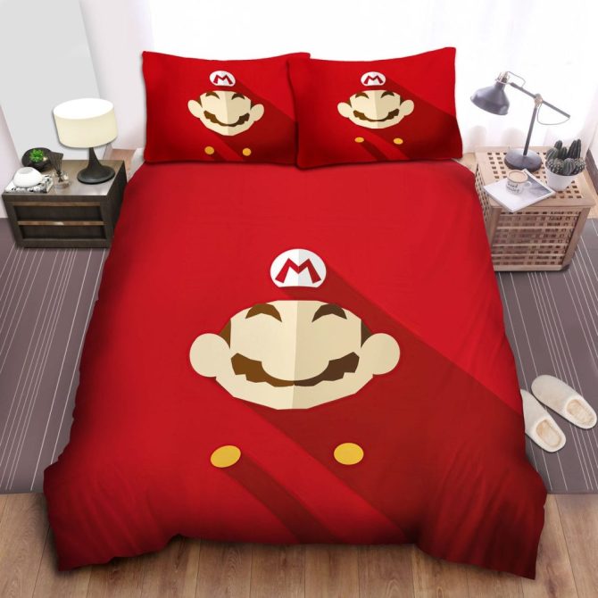 Cozy Gamer Style Red Bedding Set – Super Soft Duvet Cover & Pillowcases For Kids & Adults