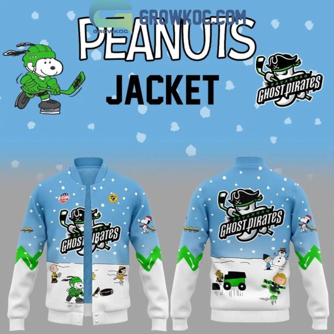 Cozy Peanuts Ghost Pirates Jacket - Fun Winter Design, Perfect Gift For Fans!