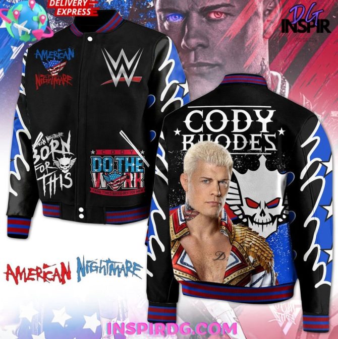 American Nightmare Cody Rhodes Wwe Jacket - Limited Edition, Bold Style