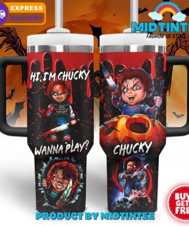 Chucky Horror Tumbler - Spooky Halloween Design - Buy 3 Get 1 Free - Fast Delivery!