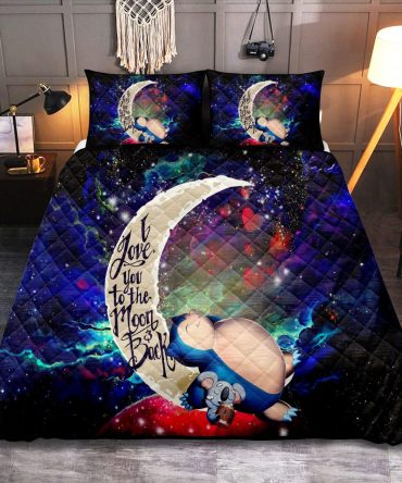 Snuggle In Style: Cosmic 'Love You To The Moon & Back' Comforter Set – Cozy Nights Await!