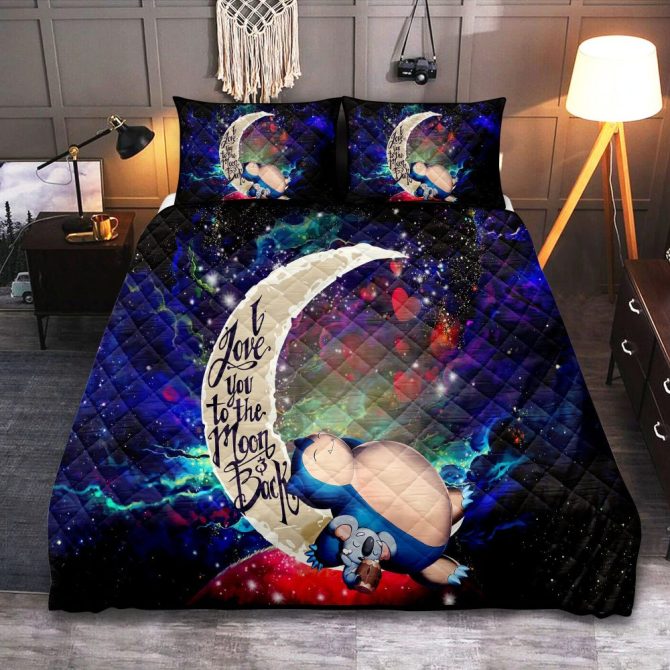 Snuggle In Style: Cosmic 'Love You To The Moon & Back' Comforter Set – Cozy Nights Await!