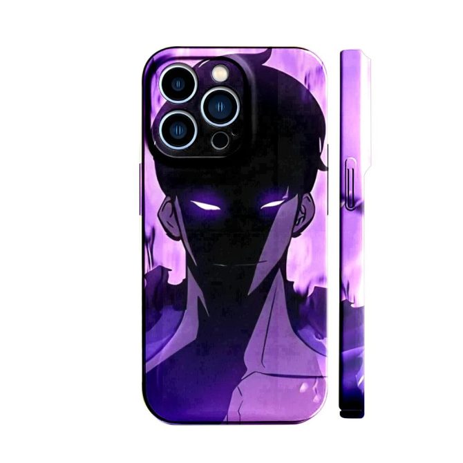 Stylish Purple Anime Phone Case For Iphone 13 - Eye-Catching Design & Durable Protection