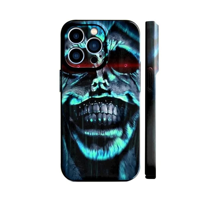 Glow-In-The-Dark Skull Iphone Case - Shockproof & Stylish Protection For Your Phone