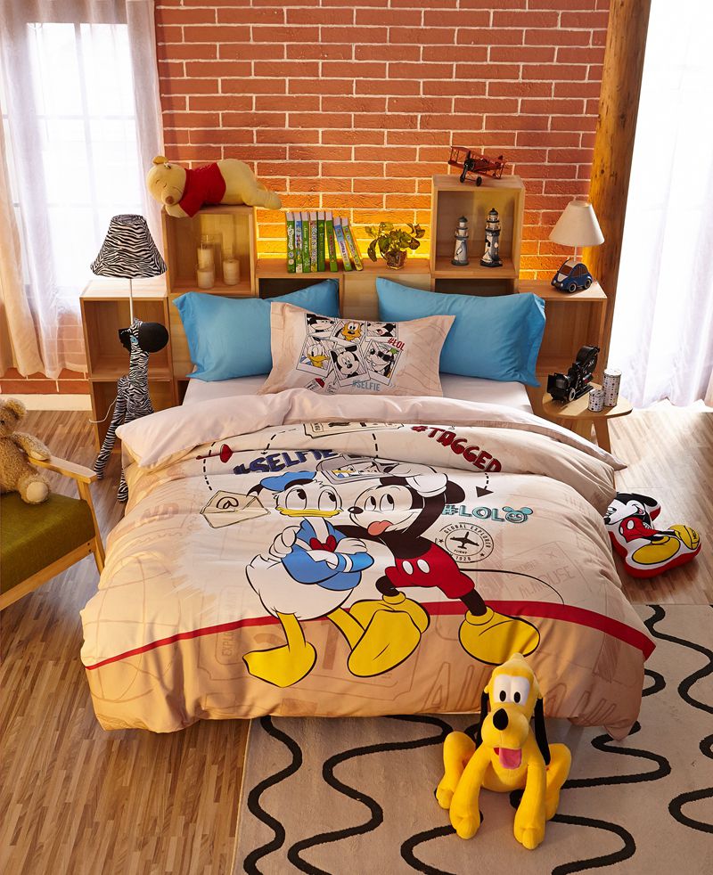 Disney Cozy Kids Disney Bedding Set - Mickey & Donald Design, Soft & Fun, Twin/Full Size - Image 2