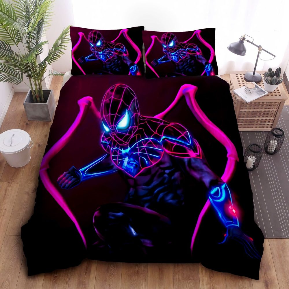 Vibrant Hero-Themed Bedding Set - Twin/Full/Queen - Glow-In-The-Dark Design For Kids & Teens