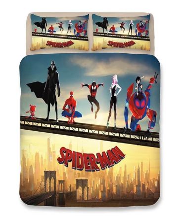 Spider-Man Multiverse Bedding Set – Soft, Cozy, And Perfect For Fans! Twin/Queen Sizes Available