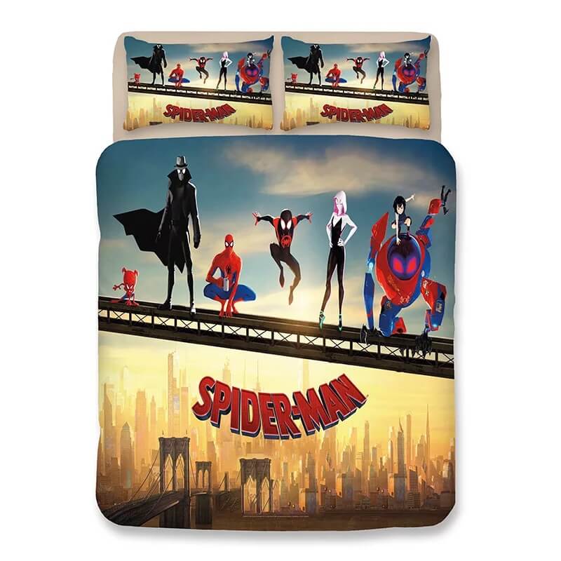 Spider-Man Multiverse Bedding Set – Soft, Cozy, And Perfect For Fans! Twin/Queen Sizes Available