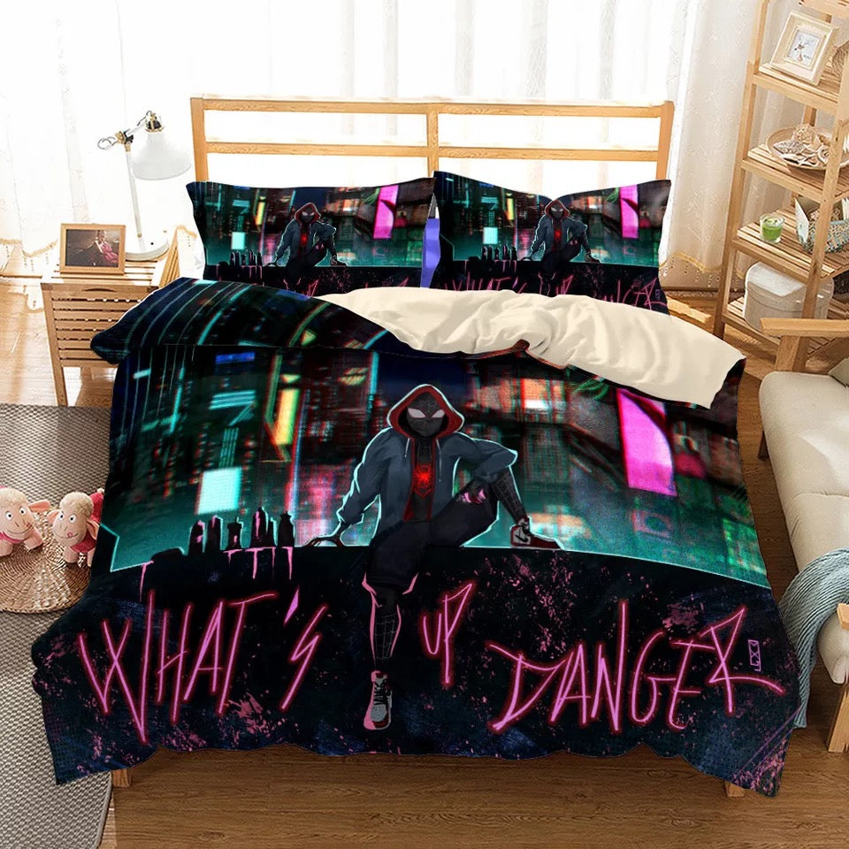 Vibrant Urban Hero Bedding Set - Soft Microfiber Comforter & Pillowcases (Twin/Queen/King)