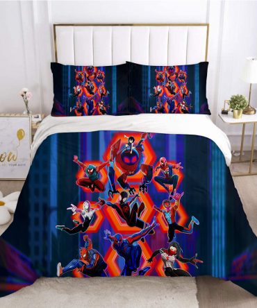 Vibrant Superhero Bedding Set - Cozy Kids Duvet Cover & Pillowcases - Twin/Full/Queen Size