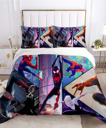 Spider Hero Bedding Set - Vibrant 3D Print Quilt Cover & Pillowcase For Kids & Fans